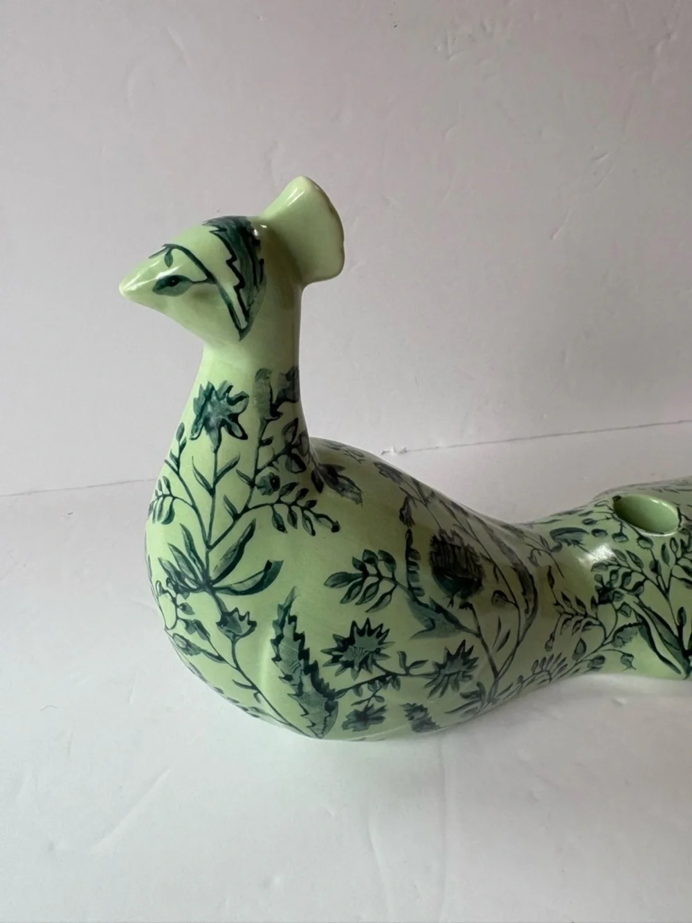 NWT Anthropologie Peacock Candle Holder - Picture 8 of 15